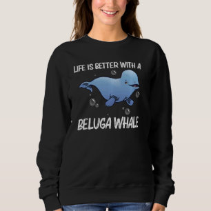 Sudadera Ballena Beluga Genial Para Hombres Mujeres Orcas B