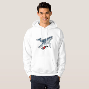 Sudadera Ballena jorobada acuarela Esperanza Océano Vida ma