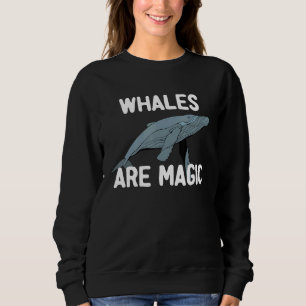 Sudadera Ballena Linda Las Ballenas Son Magia Niños de Ball