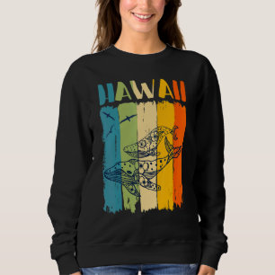 Sudadera Ballena Retro Hawái Hawaiano Mejores Amigos
