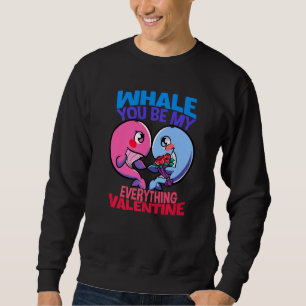 Sudadera Ballenas Azules Que Se Cita, Eres Mi Todo Vale