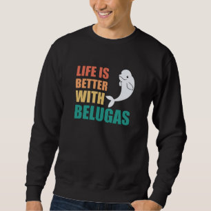 Sudadera Ballenas Beluga Cutan Animales Para Niños