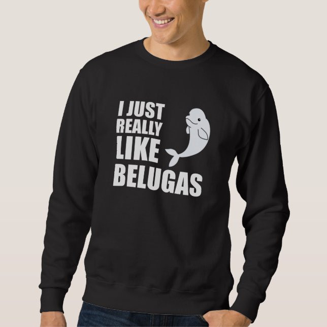 Sudadera Ballenas Beluga Cutan Animales Para Niños (Anverso)