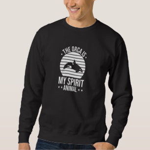 Sudadera Ballenas orcas La Orca es mi espíritu Animal Pul O