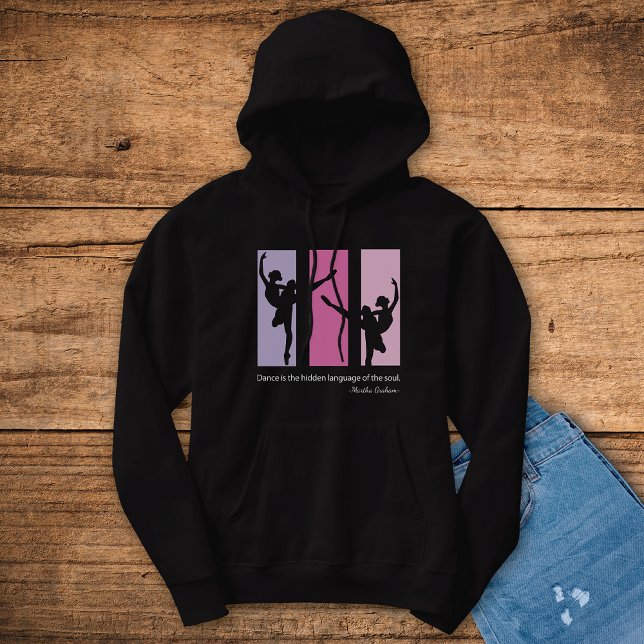Sudadera Ballerina Dancers Silhouette Pink (Subido por el creador)
