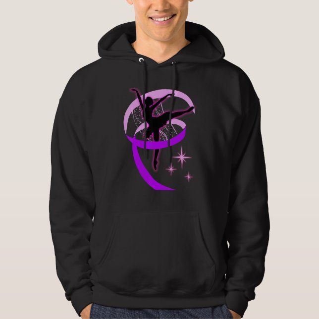 Sudadera Ballerina En La Pointe Silhouette Pink And Purple  (Anverso)