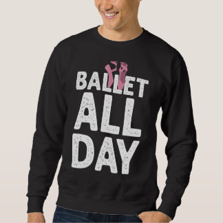 Sudadera Ballerina Graciosa Para Las Chicas Amantes Del Bal