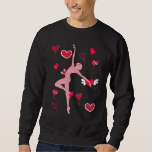Sudadera Ballerina Hearts En Pointe Ballet Bailando B
