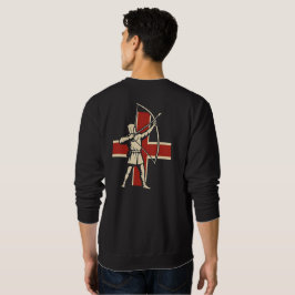 Sudadera Ballestero inglés de arco largo Cruz de San Jorge