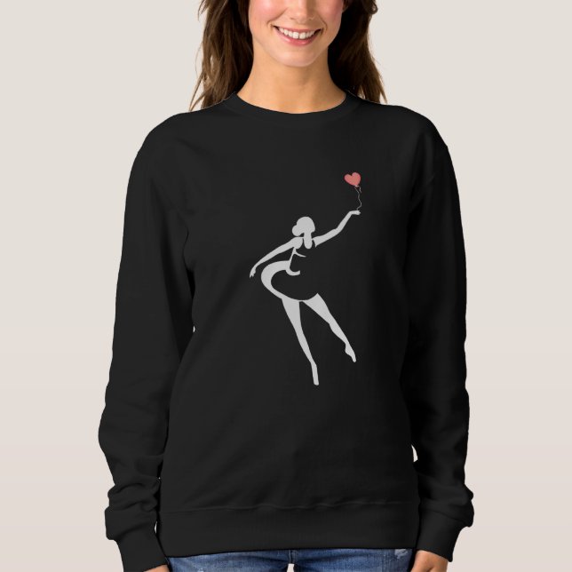 Sudadera Ballet Ballerina Dance Art (Anverso)
