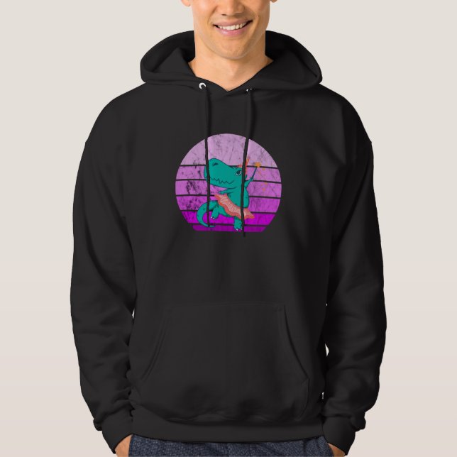 Sudadera Ballet Dancer Dino Ballerina Rex Retro Sunset Dino (Anverso)