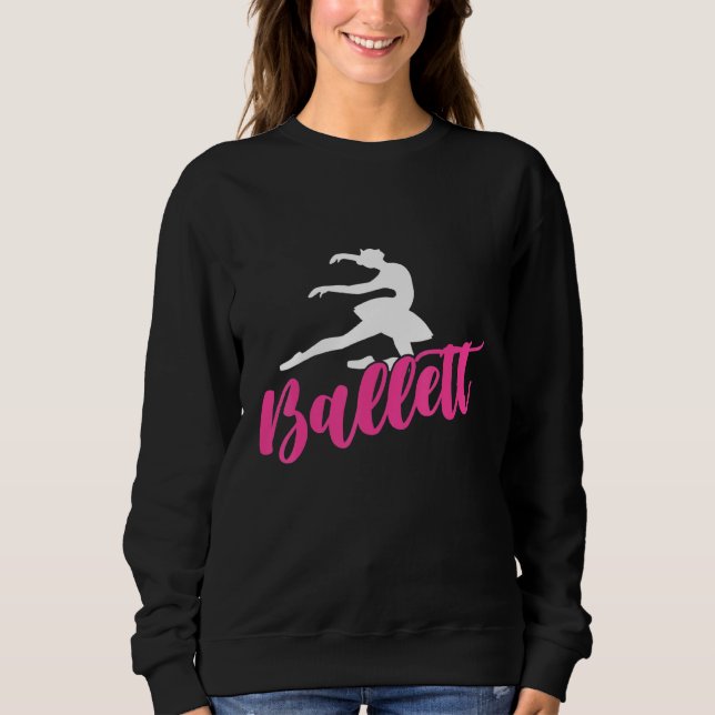 Sudadera Ballet Empresa De Baile Bailando Ballerina Shoes E (Anverso)
