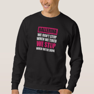 Sudadera Ballet Femenino Baile Para Una Ballerina
