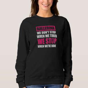 Sudadera Ballet Femenino Baile Para Una Ballerina