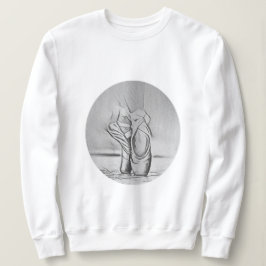 Sudadera Ballet gris zapato simple Ballerina