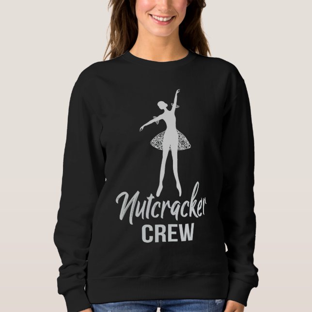 Sudadera Ballet Juega de Baile Nutcracker Crew Shirys Navid (Anverso)