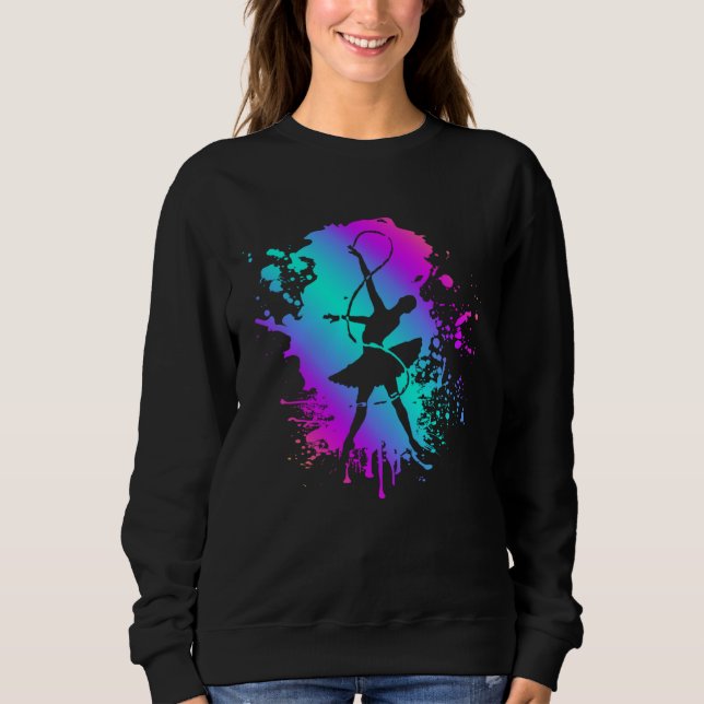 Sudadera Ballet Like A Sport Only Harder Girls Ballet Dance (Anverso)