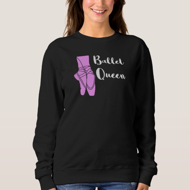Sudadera Ballet Reina Ballerina Ballet Shoes Ballett Dancin (Anverso)