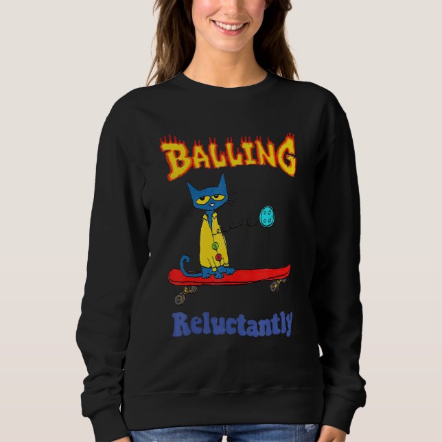 Sudadera Balling Reluctantly Cat (Anverso)