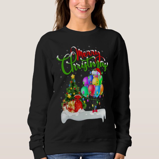 Sudadera Balloon   Xmas Decorations Santa Balloon Christmas (Anverso)