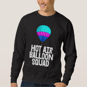 Sudadera Balón de aire caliente Escuadrón Tee globo aerostá