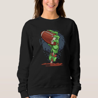 Sudadera Balón de fútbol con manos de zombi Halloween Horro