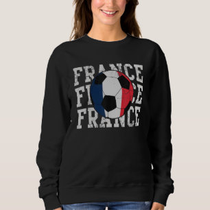 Sudadera Balón de fútbol de Francia Bandera francesa Entren
