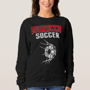 Sudadera Balón de fútbol de Marruecos en la red  partidario