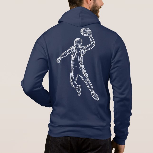 Sudadera Baloncestista Slam Dunk Light Design (Reverso)