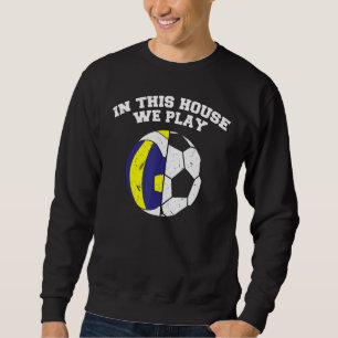 Sudadera Baloncestistas Jugamos Al Voleibol Ball Mom Dad