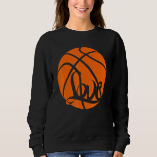 Sudadera Baloncesto Amor Fun Equipo Vintage Hombres Mujeres