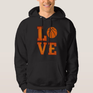 Sudadera Baloncesto Amor Fun Equipo Vintage Hombres Mujeres
