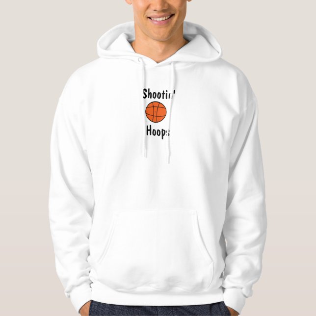 Sudadera baloncesto, aros de Shootin', (Anverso)