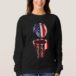 Sudadera Baloncesto Bandera Americana 4 De Julio Hombres Ni
