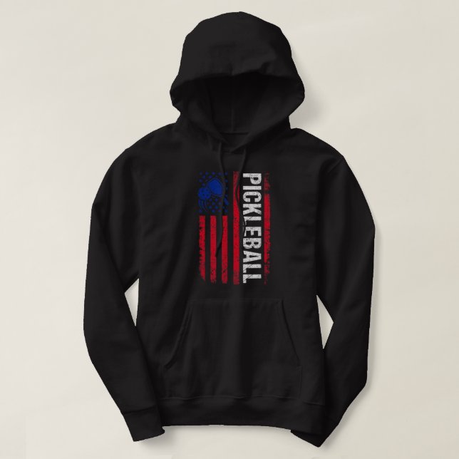 Sudadera Baloncesto Bandera Americana Baloncesto Patriótico (Diseño del anverso)