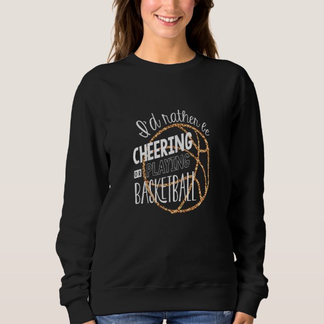 Sudadera Baloncesto Cheerl Chica Leopard Pattern Mujeres Ch (Anverso)