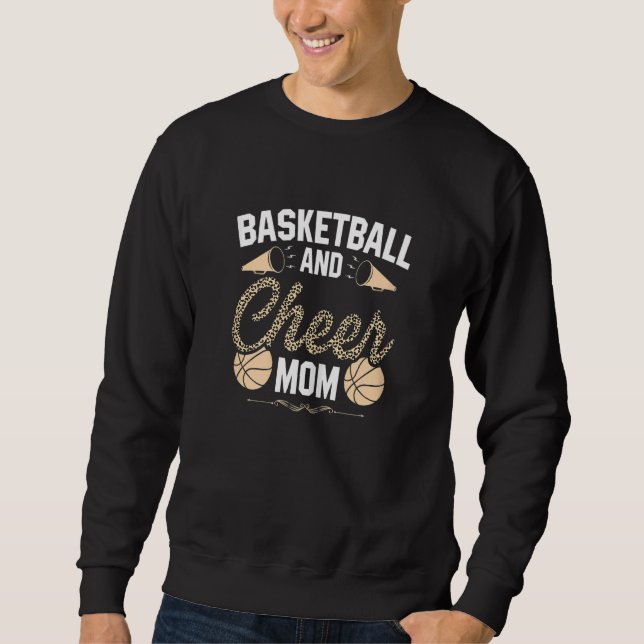 Sudadera Baloncesto Cheerlea Patrón de Leopardo de los fans (Anverso)