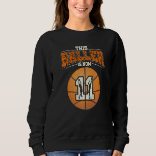 Sudadera Baloncesto Chica de cumpleaños 11 años Bball