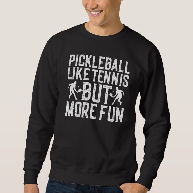 Sudadera Baloncesto Como El Tenis Pero Más Fun Pickall (Anverso)