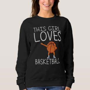 Sudadera Baloncesto Cool Para Chicas Niños Pelota De Dabbin