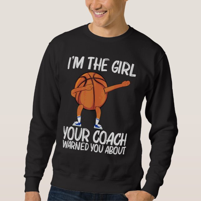 Sudadera Baloncesto Cool Para Niñas Niños Equipo De Balón D (Anverso)