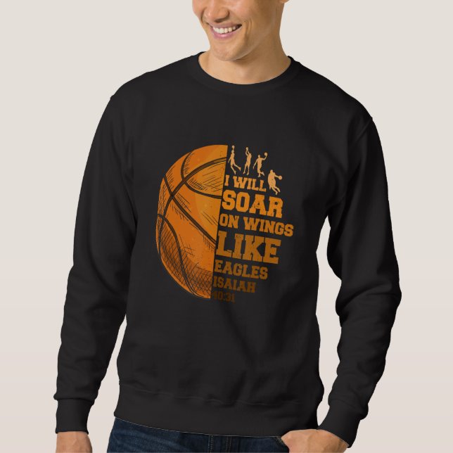 Sudadera Baloncesto Cristiano Soar On-Wings Como Eagle Reli (Anverso)