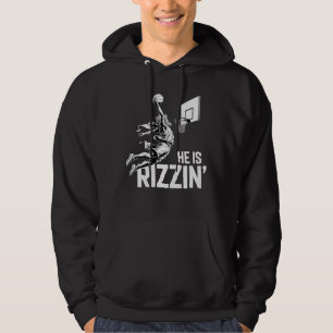 Sudadera Baloncesto de Jesús Él está Rizzin divertido crist