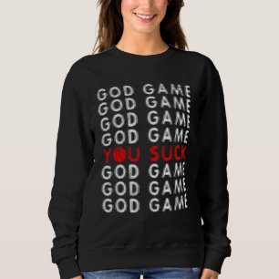 Sudadera Baloncesto diciendo buen juego Humor Baloncesto