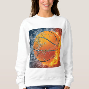 Sudadera Baloncesto en llamas