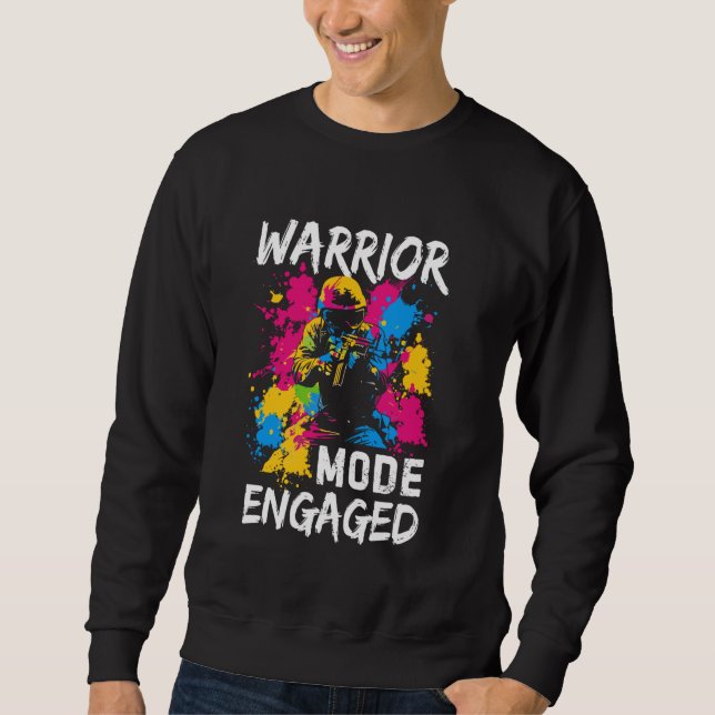 Sudadera Baloncesto en modo de guerrero (Anverso)