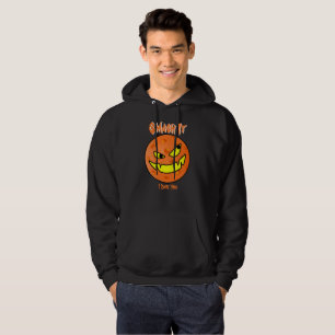 Sudadera Baloncesto Jack o'Lantern Naranja y Black Hallowee