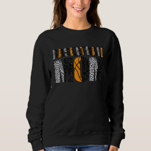 Sudadera Baloncesto Mamá Leopard Tee Madres bailando en el
