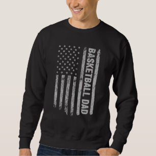Sudadera Baloncesto Papá Estados Unidos Bandera Patriota Vi