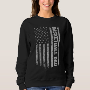 Sudadera Baloncesto Papá Estados Unidos Bandera Patriota Vi